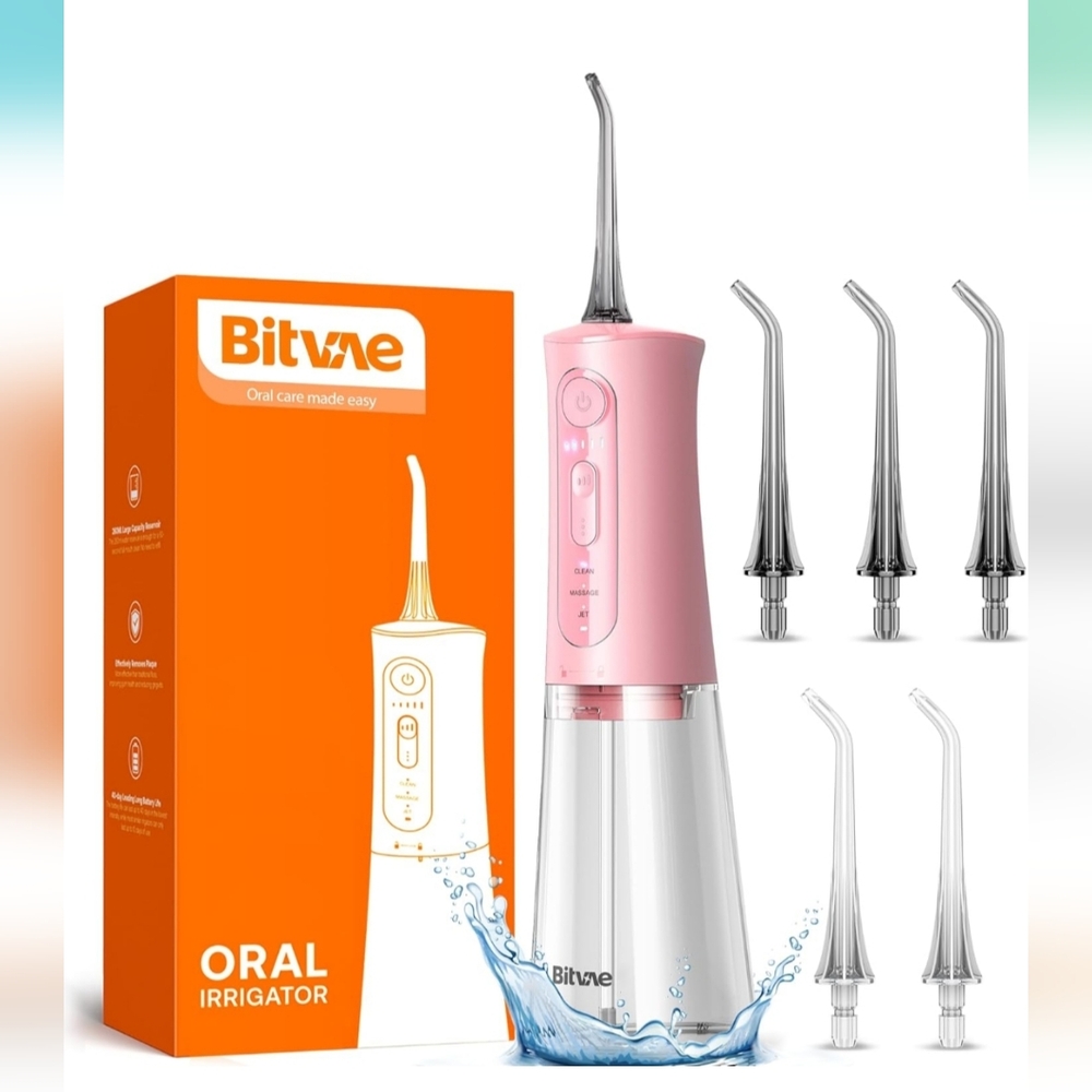 Bitvae Pink Oral Irrigator